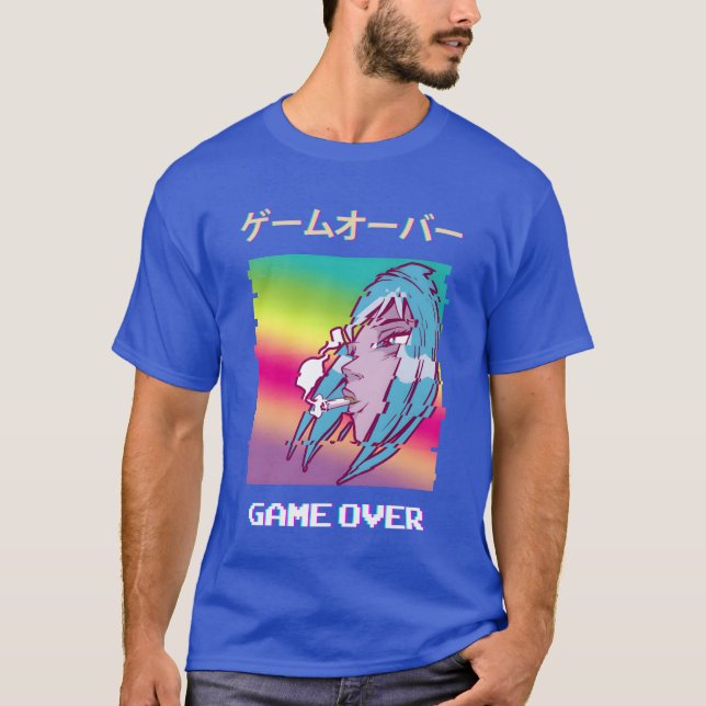 T-shirt Amis esthétiques d'anime (Devant)