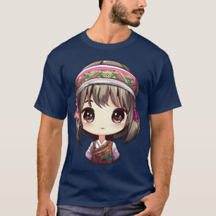 T-shirt Amis Hmong Anime