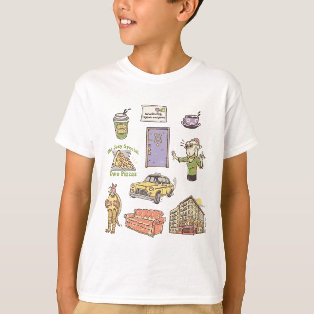 T-shirt AMIS™ | Icônes de dessin graphique 1 (Devant)