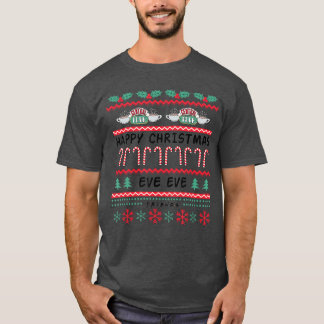 T-shirt Amis Joyeux Réveillon de Noël Sweater rétro