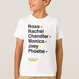 T-shirt AMIS™   Noms de caractères 2