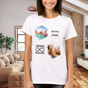 T-shirt Amis pour toujours infini noms de photo