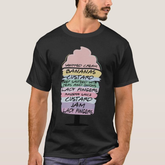 T-shirt Amis Thanksgiving Trifle Bon thanksgiving Tur (Devant)