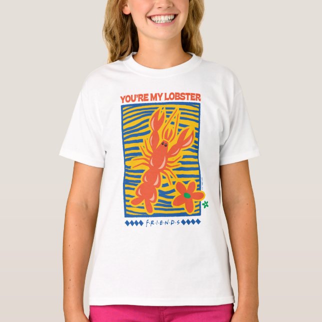 T-shirt AMIS™ | Vous êtes mon homard vibrant graphique (Devant)