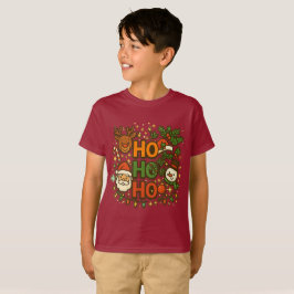 T-shirt AMITA | HO HO HO Holiday Crew Tee