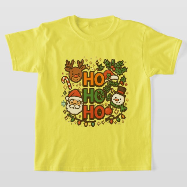 T-shirt AMITA | HO HO HO Holiday Crew Tee (Poser)