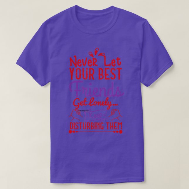 T-shirt Amitié 2 Meilleur Deux Amis Bff Bestie Day Citatio (Design devant)
