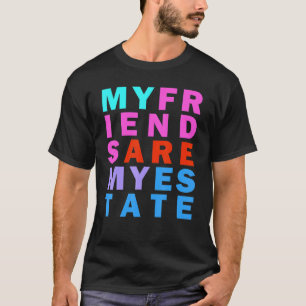 T-shirt Amitié Objectifs Rainbow Inspiration Citation