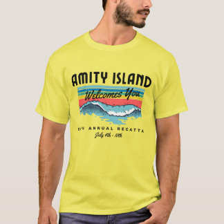 T-shirt Amity Island vous souhaite la bienvenue - Jaws Mov