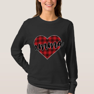 T-shirt Amma Buffalo Plaid Coeur Coeur Cosy Chapeau d'hive