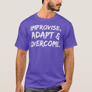 T-shirt Amme d'adaptation improvisée surmontée