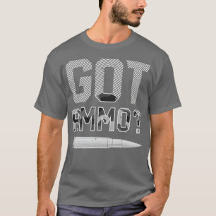 T-shirt Ammo Drôle Propriétaire de pistolet Hommes Femmes