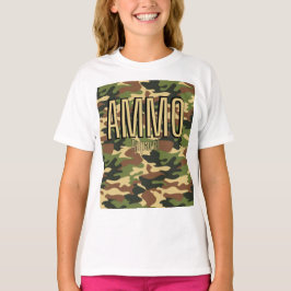 T-shirt AMMO Vêtements Classique Armée d'impression T-shir