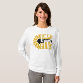 T-shirt AMMO Vêtements USA Garder la vie simple long manch
