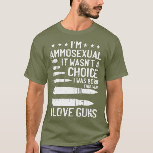 T-shirt Ammosexuals Bullets Amour Pro Gun Lover Cadeaux Co