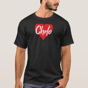 T-shirt Amo A Chelo Primer Nombre Yo Corazón