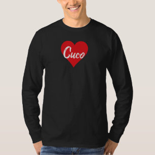 T-shirt Amo a Cuco Primer Nombre Yo Corazón