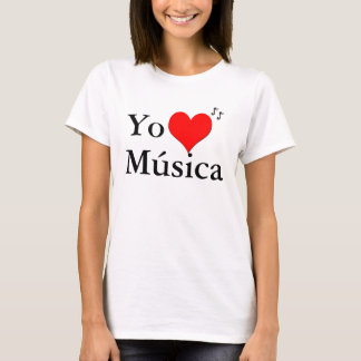 T-shirt AMO Musica de Yo