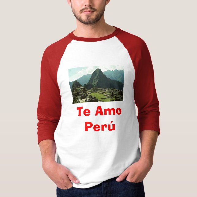 T-shirt AMO Pérou de Te (Devant)