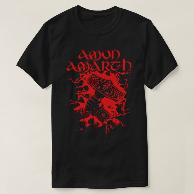 T-shirt Amon Amarth Gr42 Amon Amarth - Band Best Trend Hoo (Design devant)