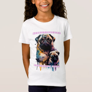 T-Shirt Amor de madre carlin - Amor maternel inconditionne