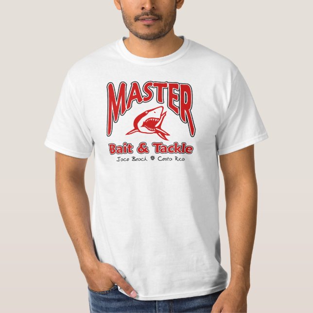 T-shirt Amorce et attirail principaux, plage de Jaco, (Devant)