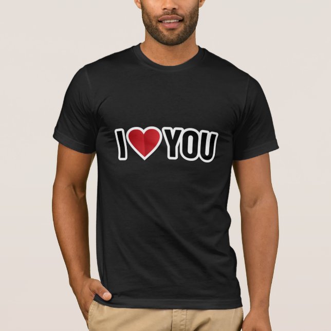 T-shirt amour (Devant)