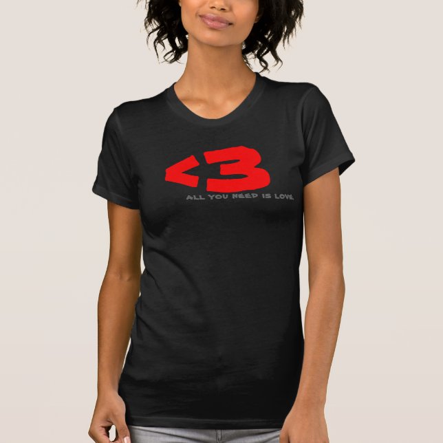 T-shirt Amour (Devant)