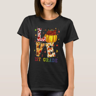 T-shirt Amour 1ère année Bon automne à tous l'automne Pour