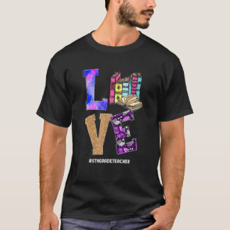 T-shirt Amour 5e année Prof Appreciation Tie Dye Dos T