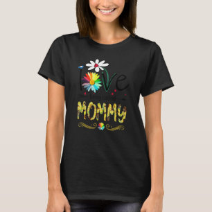 T-shirt Amour à être appelé maman papillon Fleur de papill