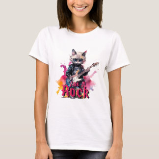 T-shirt Amour À Rock Kitty