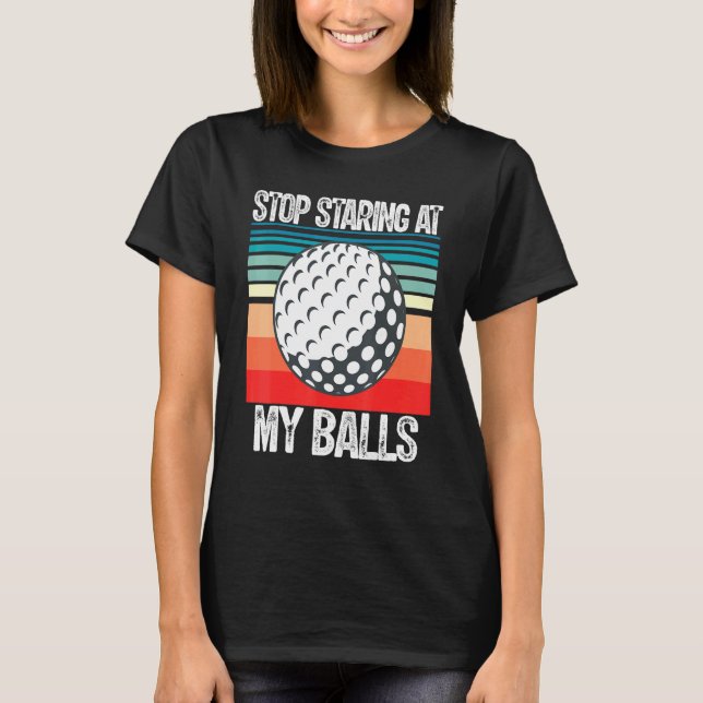 T-shirt Amour Adulte Plaisanterie Sale Arrêtez De Me Regar (Devant)