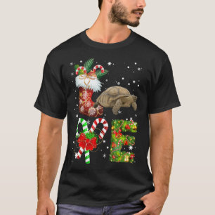 T-shirt Amour Afrique Sulcata Tortoise Noël Lumière et