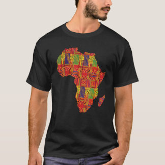 T-shirt Amour Afrique Terre Africaine Carte Fierté Mois de