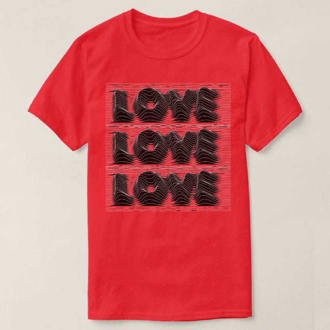 T-shirt amour amour (Design devant)