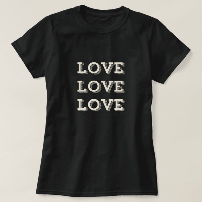 T-shirt Amour Amour (Design devant)