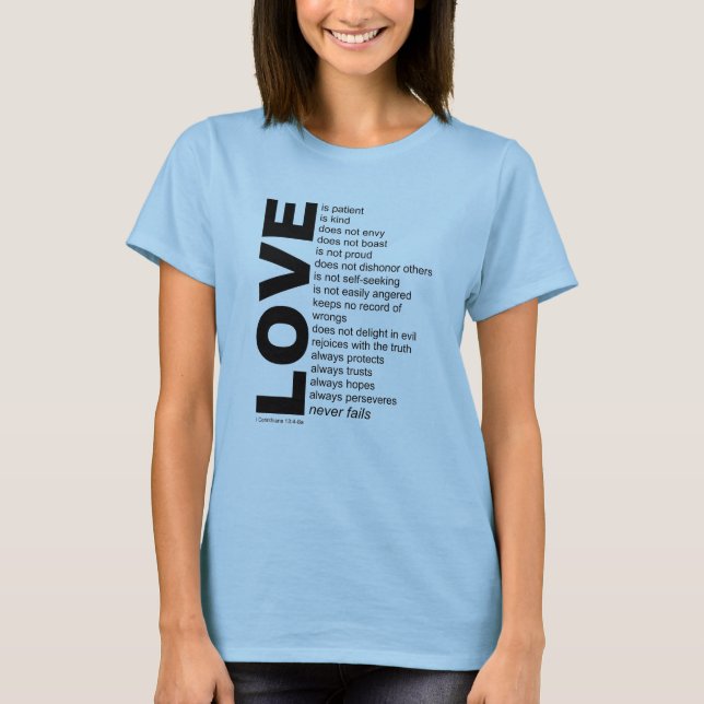 T-shirt Amour & Amour retourné (Devant)