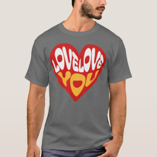 T-shirt AMOUR AMOUR VOUS rétro