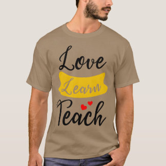 T-shirt Amour Apprenez chaque fille