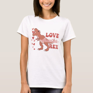T-shirt Amour-Asaurus Rex drôle
