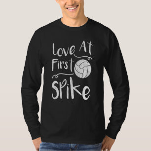 T-shirt Amour Au Premier Spike Volleyball