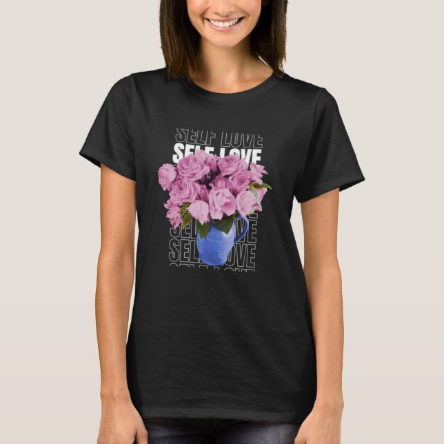 T-shirt Amour auto Amour Amour Bonheur Liberté Self Co (Devant)