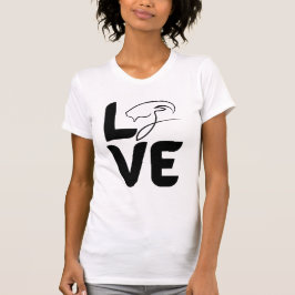 T-shirt Amour avec la chèvre comme O