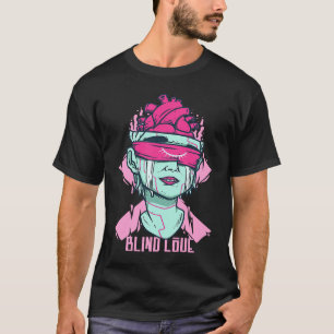 T-shirt Amour Aveugle Mal Emo Triste Rompre Le Coeur Rompu