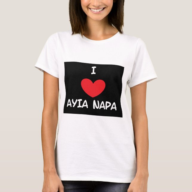 T-shirt Amour Ayia Napa (Devant)