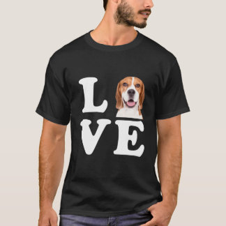 T-shirt Amour beagle