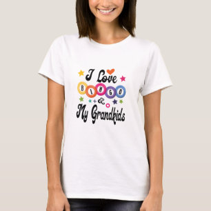 T-shirt amour bingo et mes petits-enfants, Funny grand-mèr