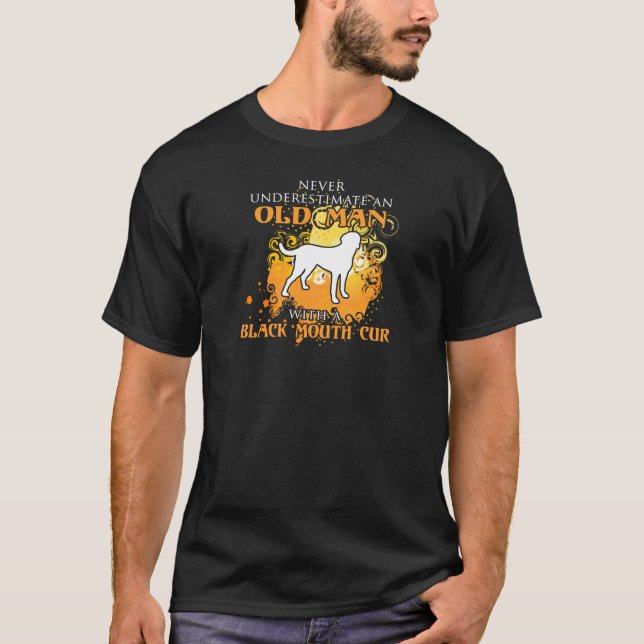 T-shirt amour Black Mouth Cur drôle Cadeau (Devant)