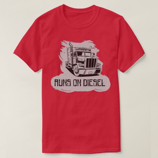T-shirt amour camion s'arrête 1 (Design devant)